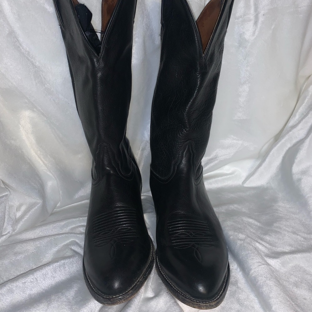 Tony lama black cowgirl boots